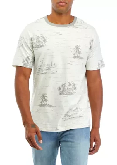 Printed Crew Neck T-Shirt