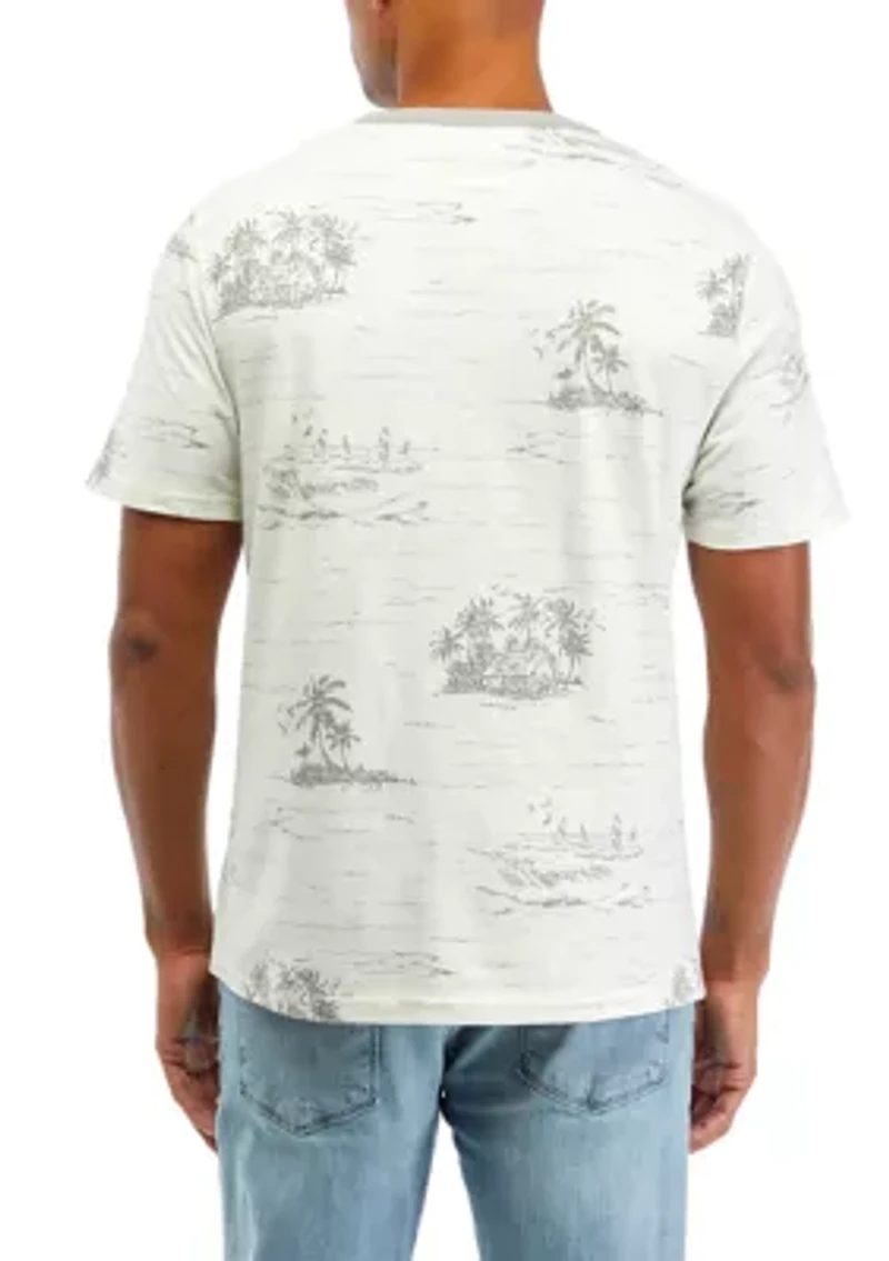 Printed Crew Neck T-Shirt