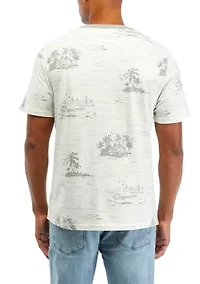 Printed Crew Neck T-Shirt