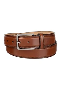 Haggar Men's 2-Row Stitch Casual Belt