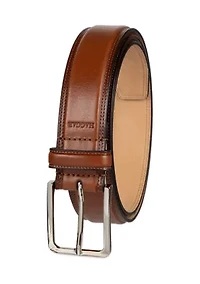 Haggar Men's 2-Row Stitch Casual Belt