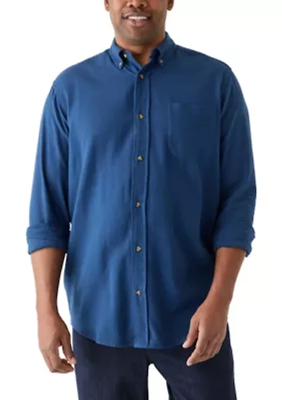 Big & Tall Long Sleeve Flannel Shirt