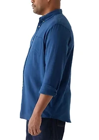 Big & Tall Long Sleeve Flannel Shirt