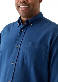 Big & Tall Long Sleeve Flannel Shirt