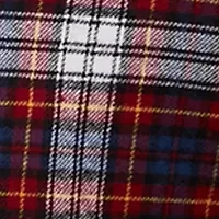 Long Sleeve Plaid Printed Flannel Shirt