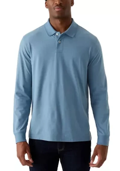 Long Sleeve Jersey Polo Shirt