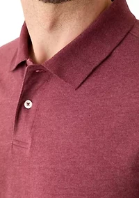 Long Sleeve Jersey Polo Shirt