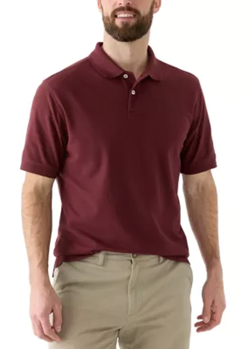 Short Sleeve Piqué Polo Shirt