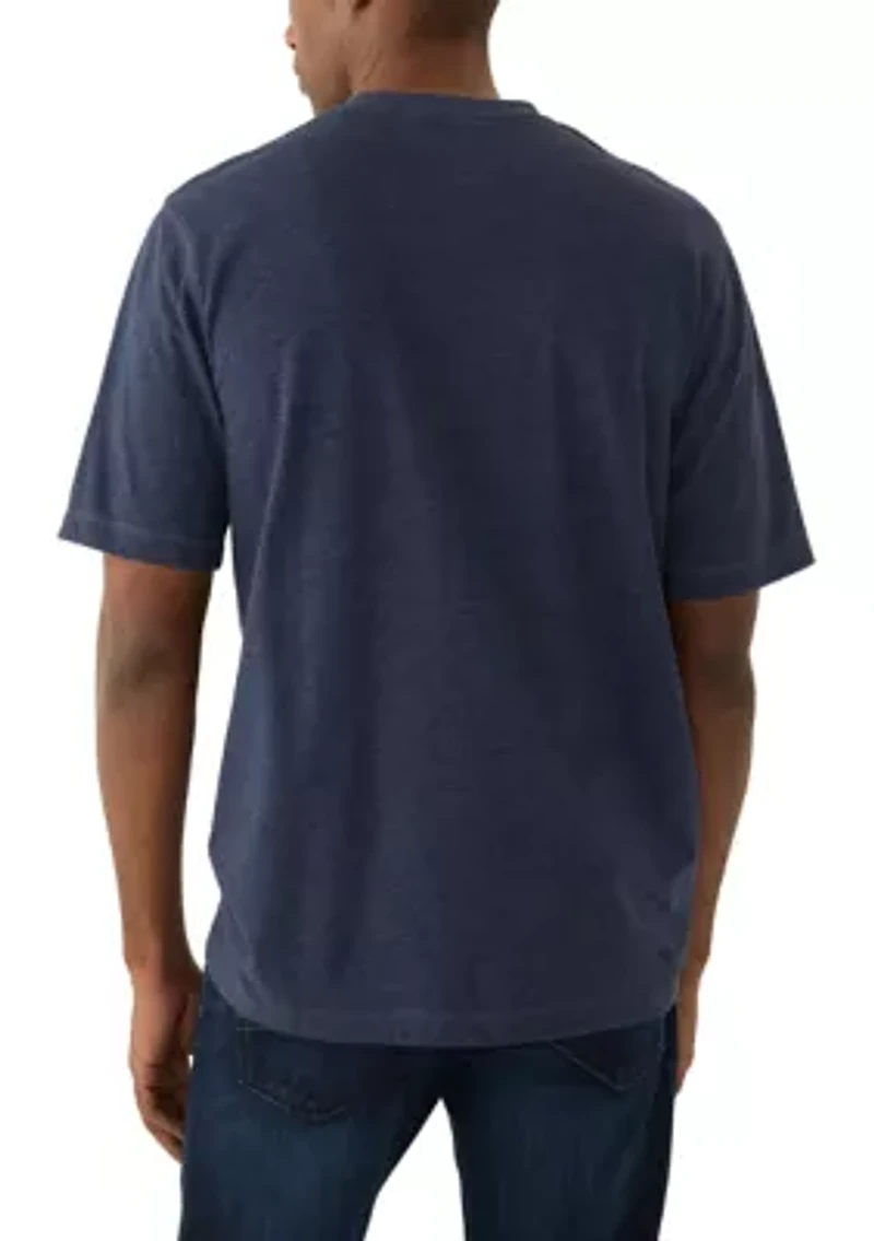 Short Sleeve Jersey Henley Shirt