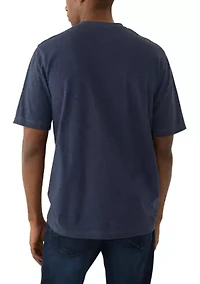 Short Sleeve Jersey Henley Shirt