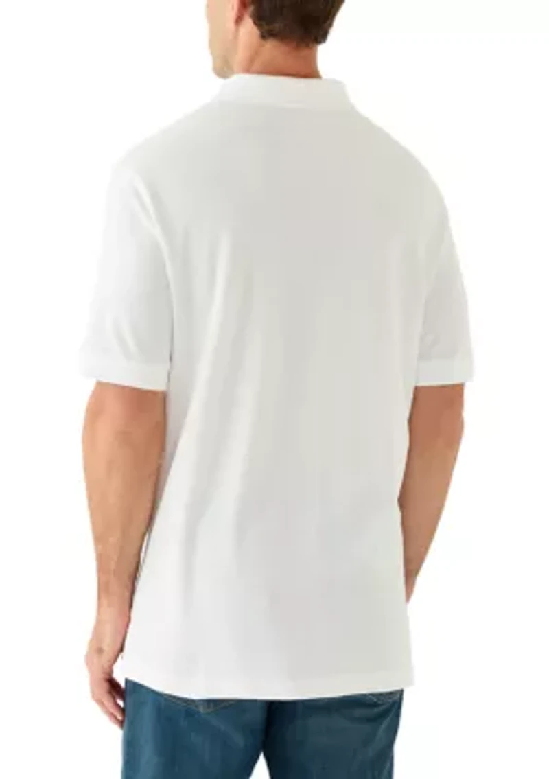 Men's Short Sleeve Pique Polo Shirt