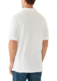 Men's Short Sleeve Pique Polo Shirt