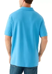 Men's Short Sleeve Pique Polo Shirt