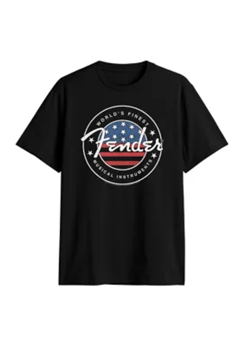 Men's Flag Stamp Graphic T-Shirt