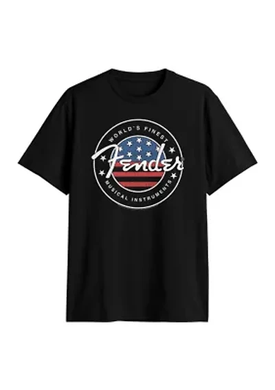 Men's Flag Stamp Graphic T-Shirt