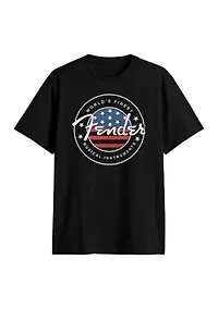 Men's Flag Stamp Graphic T-Shirt