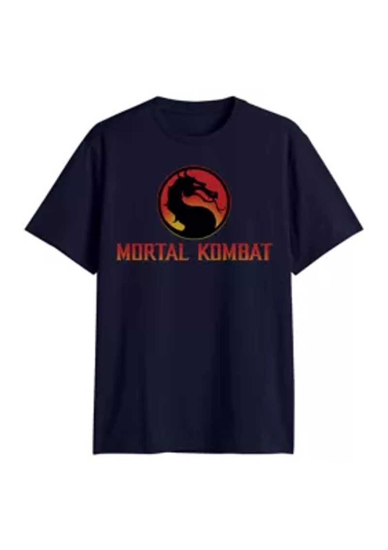Boys Mortal Kombat Emblem Graphic Shirt