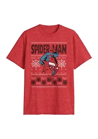 Men's Spiderman Holiday Graphic T-Shirt