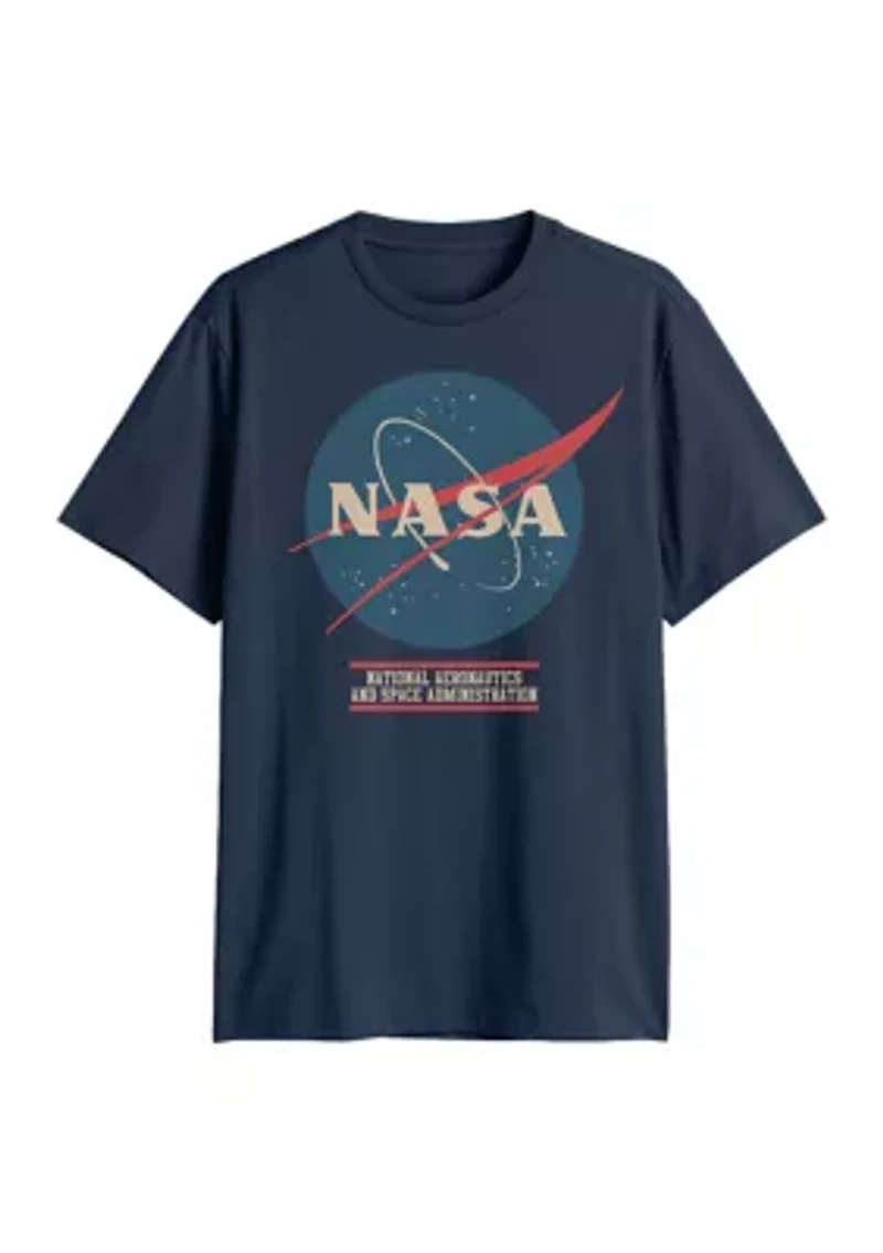 Nasa Faded Graphic T-Shirt