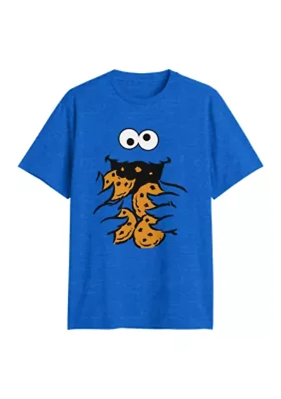 Men's Monster Face Graphic T-Shirt