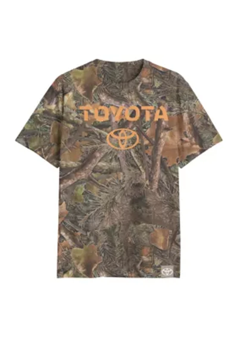 Short Sleeve Camo Graphic Logo T-Shirt