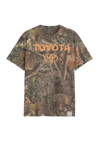 Short Sleeve Camo Graphic Logo T-Shirt