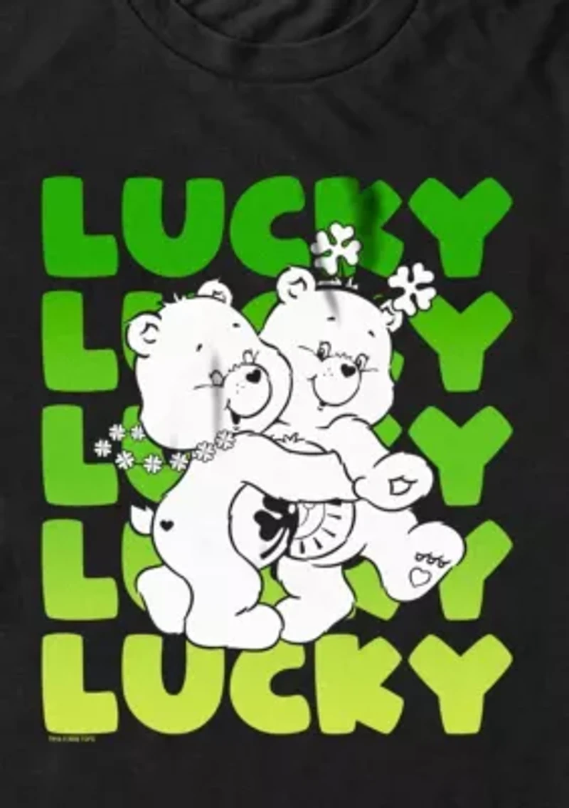 Big & Tall Lucky Text Stack Graphic T-Shirt