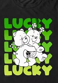 Big & Tall Lucky Text Stack Graphic T-Shirt