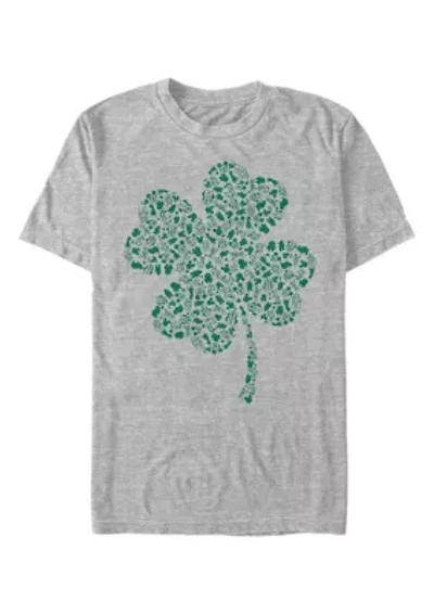 Big & Tall Shamrock Fill Graphic T-Shirt