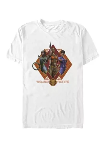 Big & Tall Wakanda Forever Trio Graphic T-Shirt