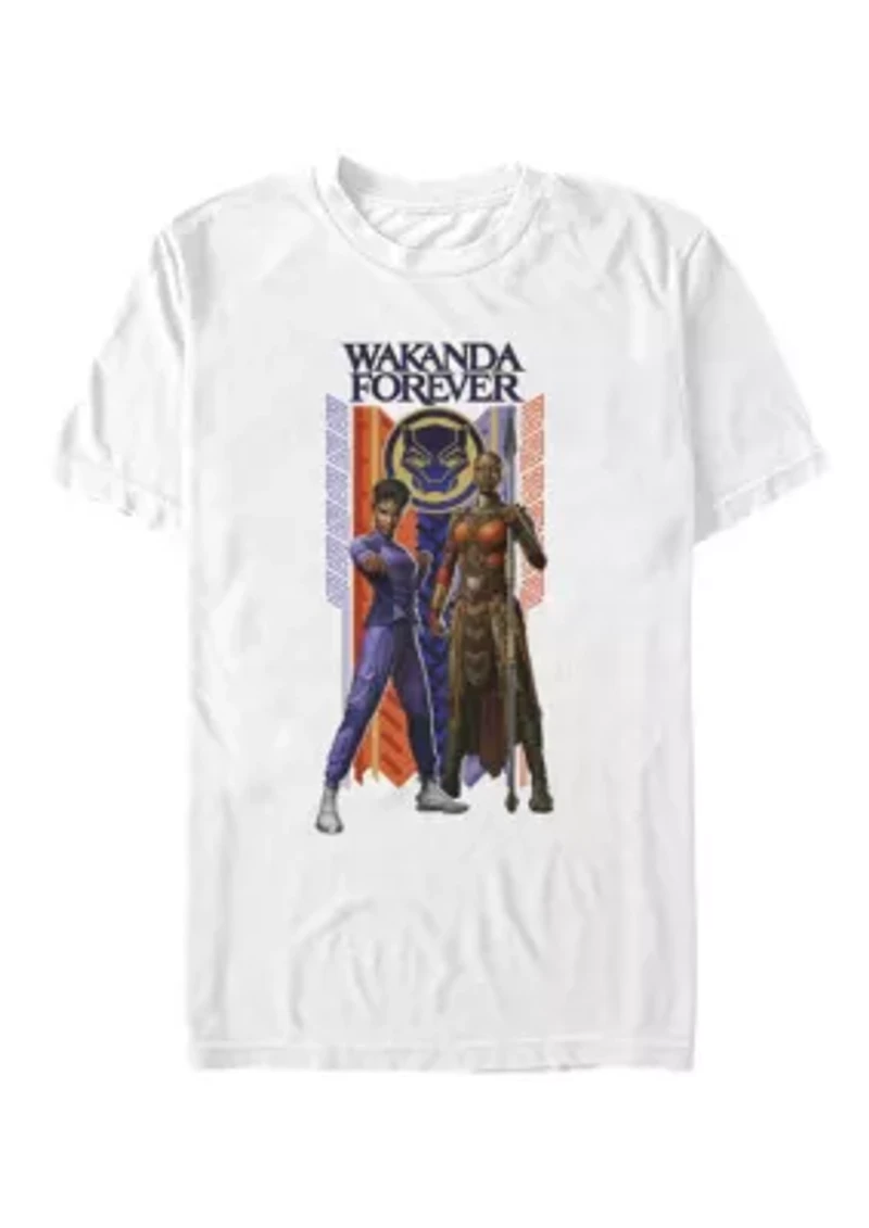 Big & Tall Wakanda Forever Duo Banner Graphic T-Shirt