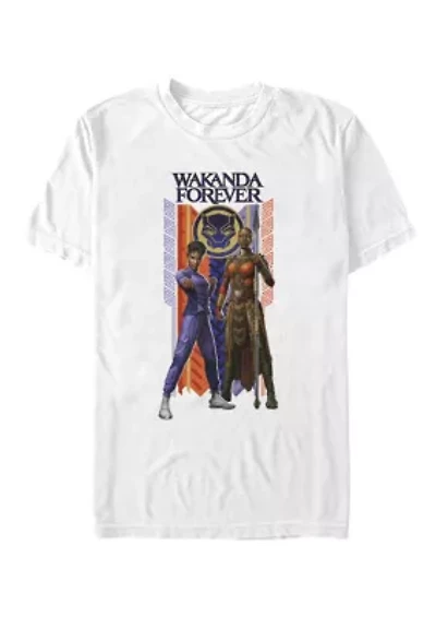 Big & Tall Wakanda Forever Duo Banner Graphic T-Shirt