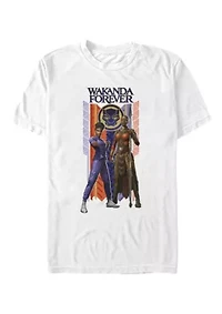Big & Tall Wakanda Forever Duo Banner Graphic T-Shirt