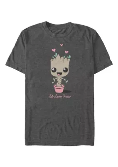 Big & Tall Cute Groot Graphic T-Shirt