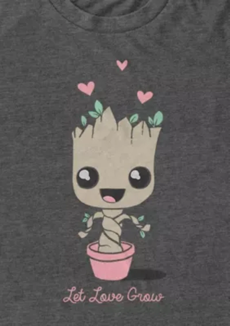 Big & Tall Cute Groot Graphic T-Shirt
