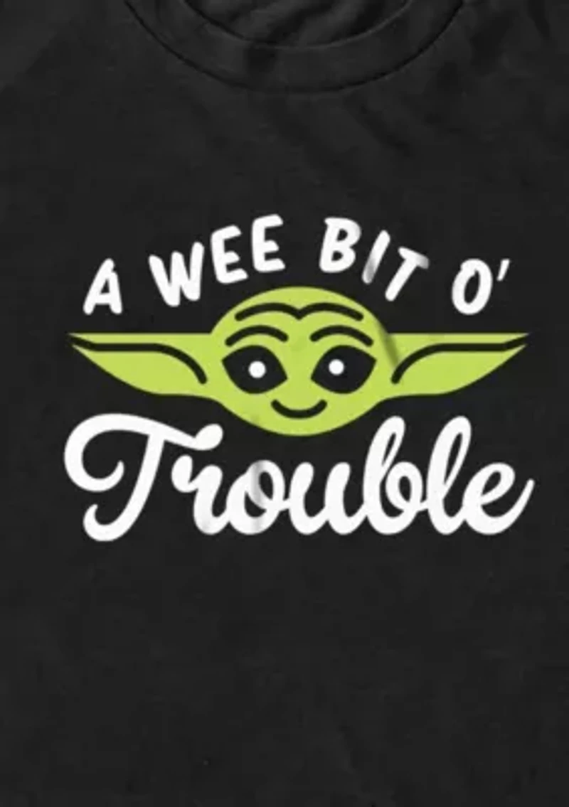 Big & Tall Yoda Face Trouble Graphic T-Shirt