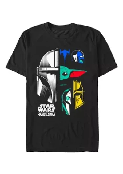Big & Tall Color Block Panels Graphic T-Shirt