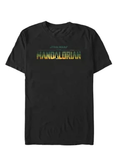 Big & Tall Mando Grogu Logo Graphic T-Shirt