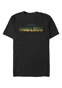 Big & Tall Mando Grogu Logo Graphic T-Shirt
