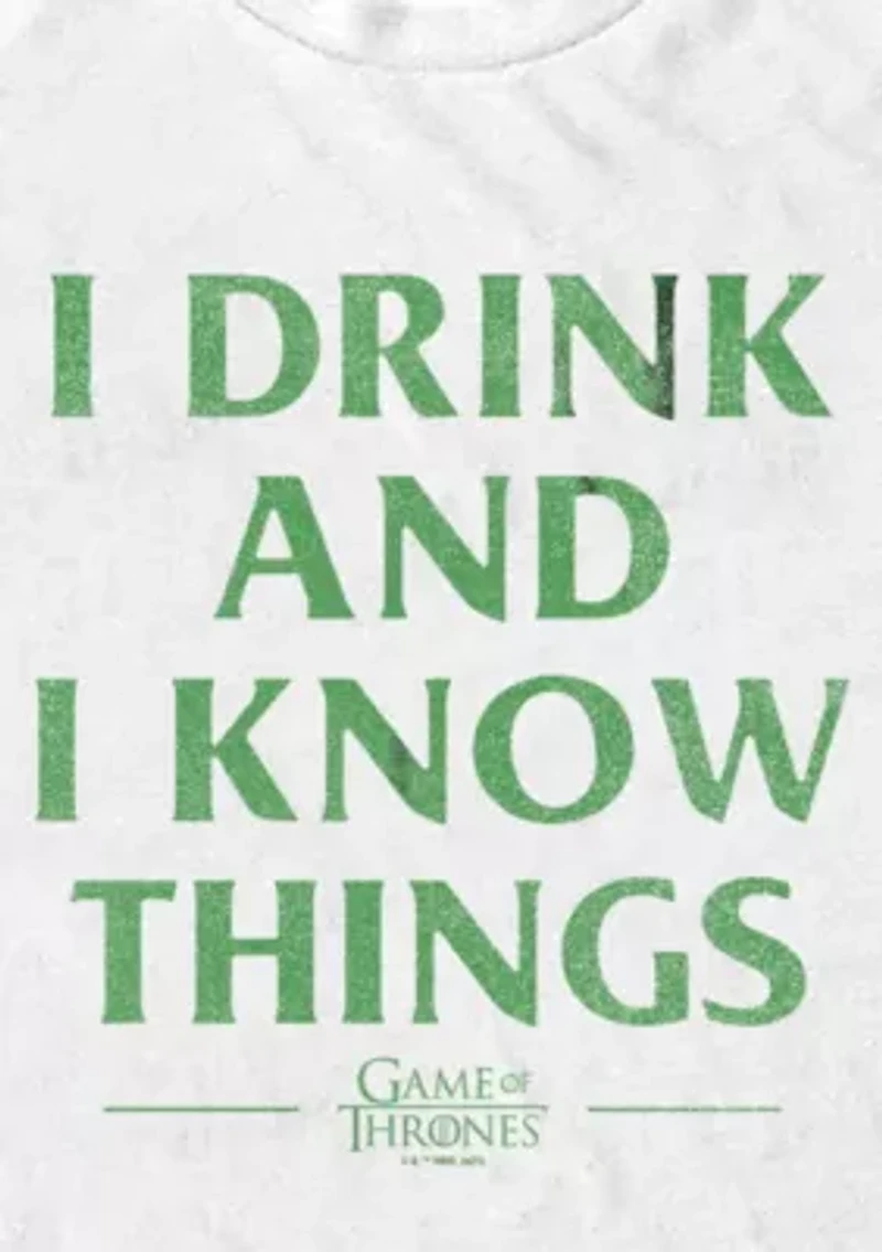Big & Tall I Know Things Graphic T-Shirt