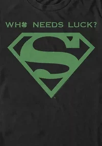 Big & Tall Who Needs Superman Graphic T-Shirt
