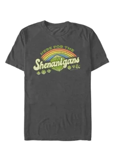Big & Tall Here For Shenanigans Graphic T-Shirt