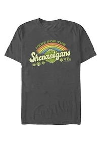 Big & Tall Here For Shenanigans Graphic T-Shirt