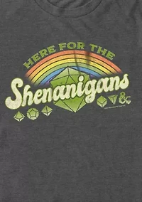 Big & Tall Here For Shenanigans Graphic T-Shirt