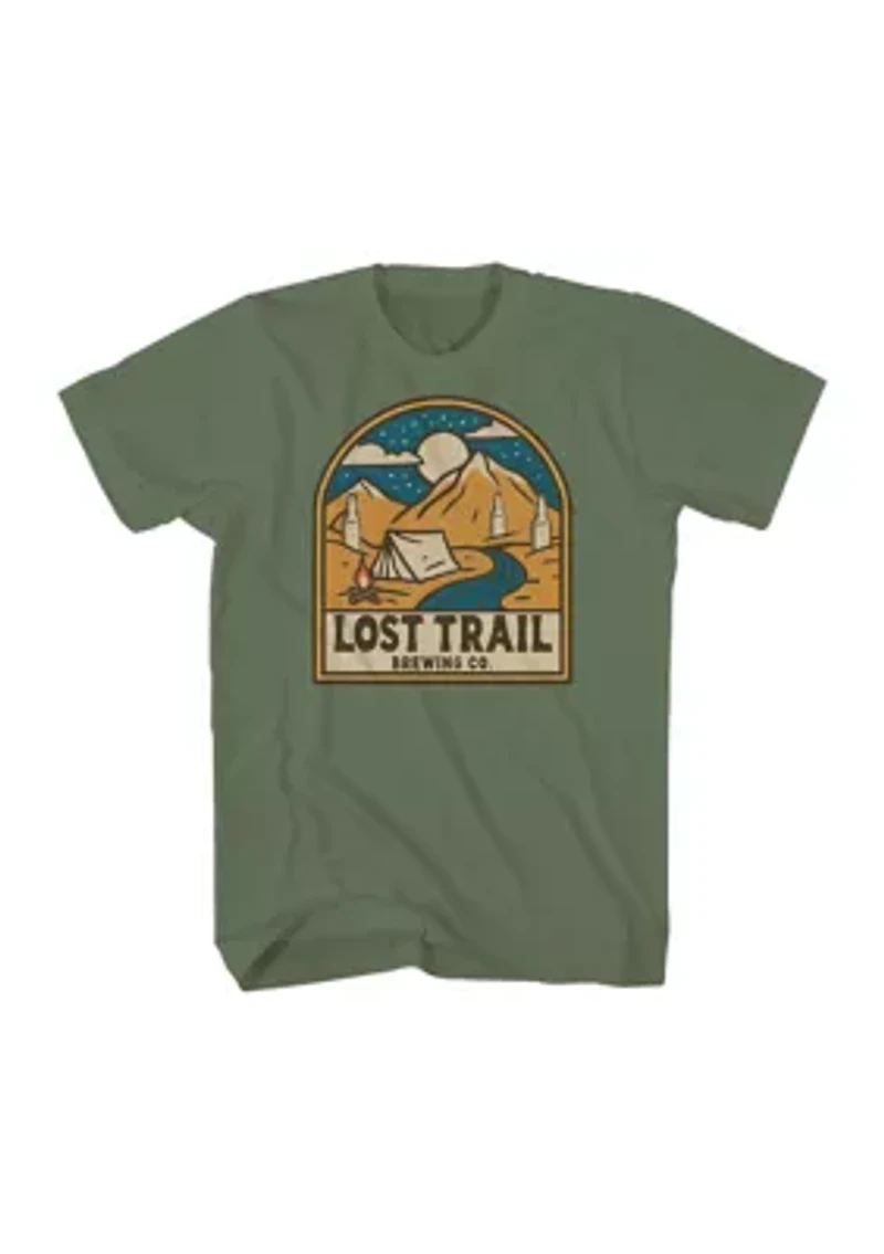 Short Sleeve Lost Trail Camping Graphic T-Shirt