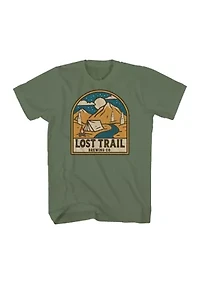 Short Sleeve Lost Trail Camping Graphic T-Shirt