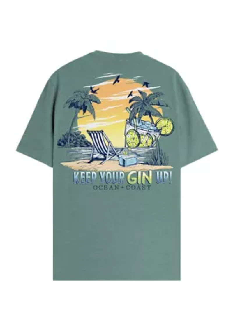 Keep Your Gin Up Short Sleeve Graphic T-Shirt