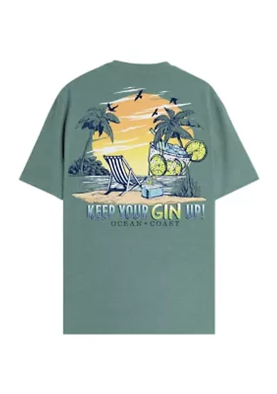 Keep Your Gin Up Short Sleeve Graphic T-Shirt