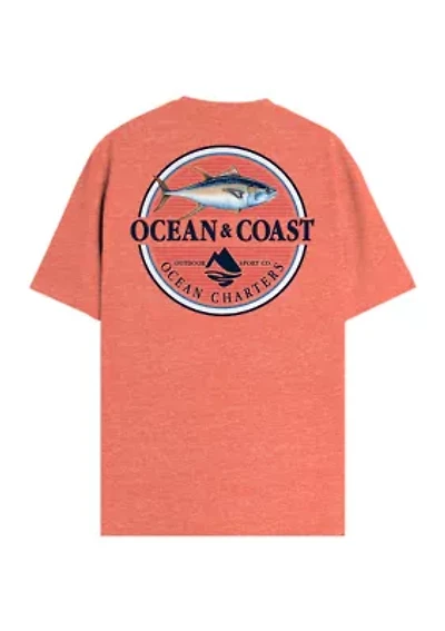 Short Sleeve Ocean Charter Graphic T-Shirt