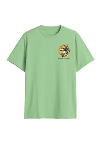Short Sleeve Tropical Merlin Graphic T-Shirt